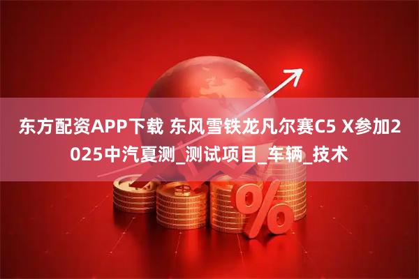 东方配资APP下载 东风雪铁龙凡尔赛C5 X参加2025中汽夏测_测试项目_车辆_技术